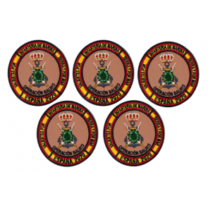 Pack 5 Parches Operación Balmis 2020 Infanteria de Marina