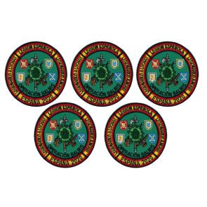 Pack 5 Parches Operación Balmis 2020 Legion Española
