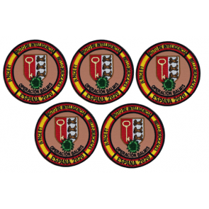 Pack 5 Parches Operación Balmis 2020 RGTO Inteligencia
