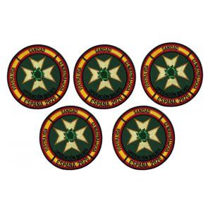 Pack 5 Parches Operación Balmis 2020 Sanidad