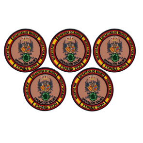 Pack 5 Parches Operación Balmis 2020 TEAR