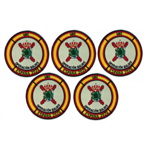 Pack 5 Parches Operación Balmis 2020 UME