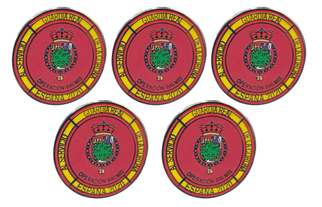 Pack 5 Pins de Solapa Operación Balmis 2020 Guardia Real