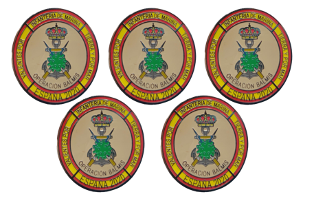 Pack 5 Pins de Solapa Operación Balmis 2020 Infanteria de Marina
