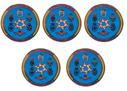Pack 5 Pins de Solapa Operación Balmis 2020 Lo Paramos Unidos