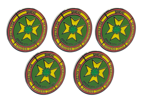 Pack 5 Pins de Solapa Operación Balmis 2020 Sanidad