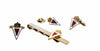 Pack Completo de Pin y Gemelos para camisa Escudo Murcia FC a Color