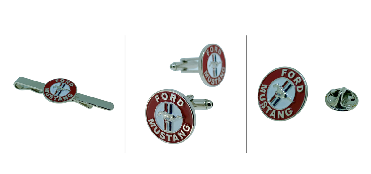 Pack completo: Ford Mustang - Contiene: Gemelos, pin y Pasador