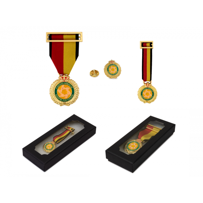 Pack Medalla Conmemorativa Operacion Balmis - Medalla, Miniatura y Pin