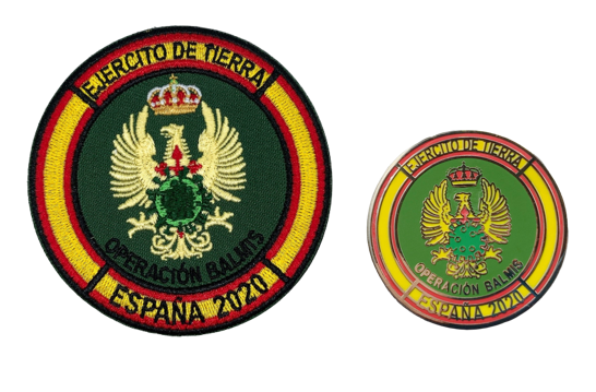 Pack Pin y Parche Operación Balmis 2020 Ejercito de Tierra