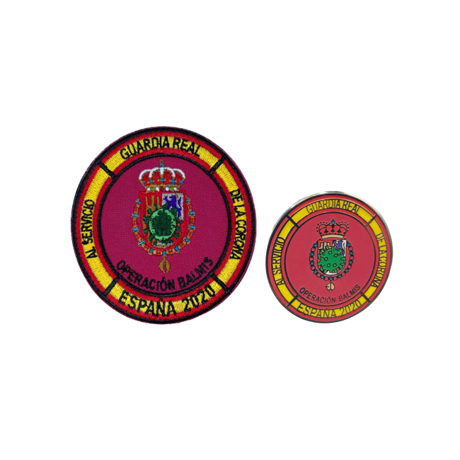 Pack Pin y Parche Operación Balmis 2020 Guardia Real