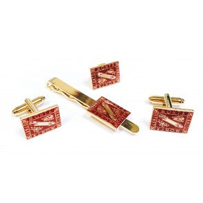 Pack Gemelos de Camisa Pasador y Pin Tanto Monta Monta Tanto Reyes Católicos