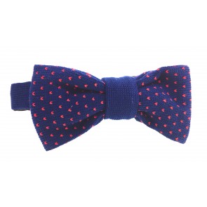 Pajarita HUGO de punto con estampado en algodón Bow tie knitted
