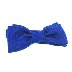 Pajarita HUGO de pura Seda Jacquard tonos azul marino y celeste