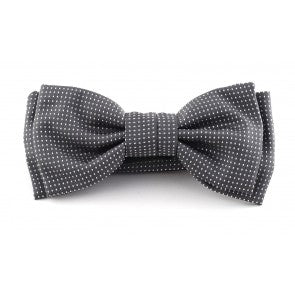 Pajarita Seda 100% HUGO Grey and Dots 50312686 Bow Tie