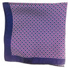 Pañuelo de Bolsillo HUGO Morado y Marino 50333629 33x33 cm
