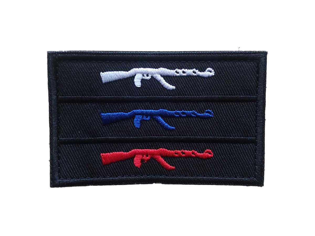 Parche Hook and Loop Bandera rusa AK47 8x5cm