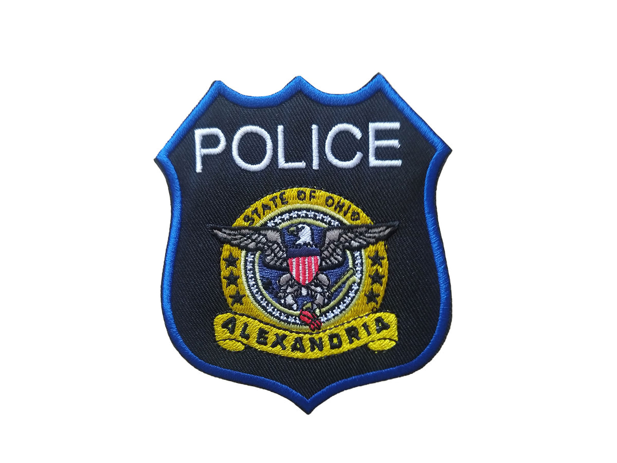 Parche Termoadhesivo departamento de defensa policía de Alexandria 8x9,5cm - Gemelolandia