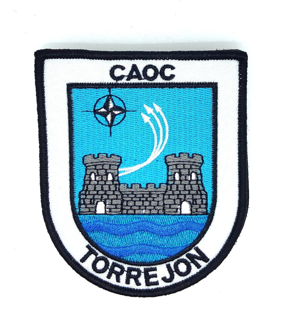 Parche Bordado Hook and Loop CAOC Torrejón 9x 7,5 cm