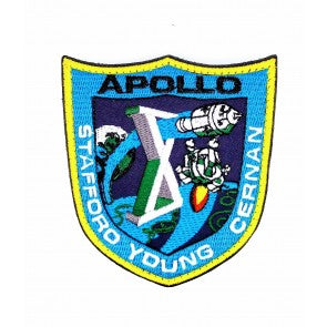 Parche Bordado Hook and Loop Apollo 10 8,5x8cm