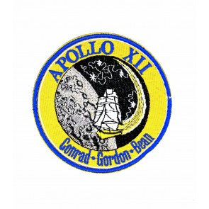 Parche Bordado Hook and Loop Apollo 12 8cm