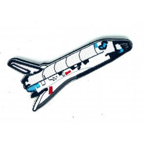 Parche Bordado Hook and Loop Cohete NASA 10x5cm