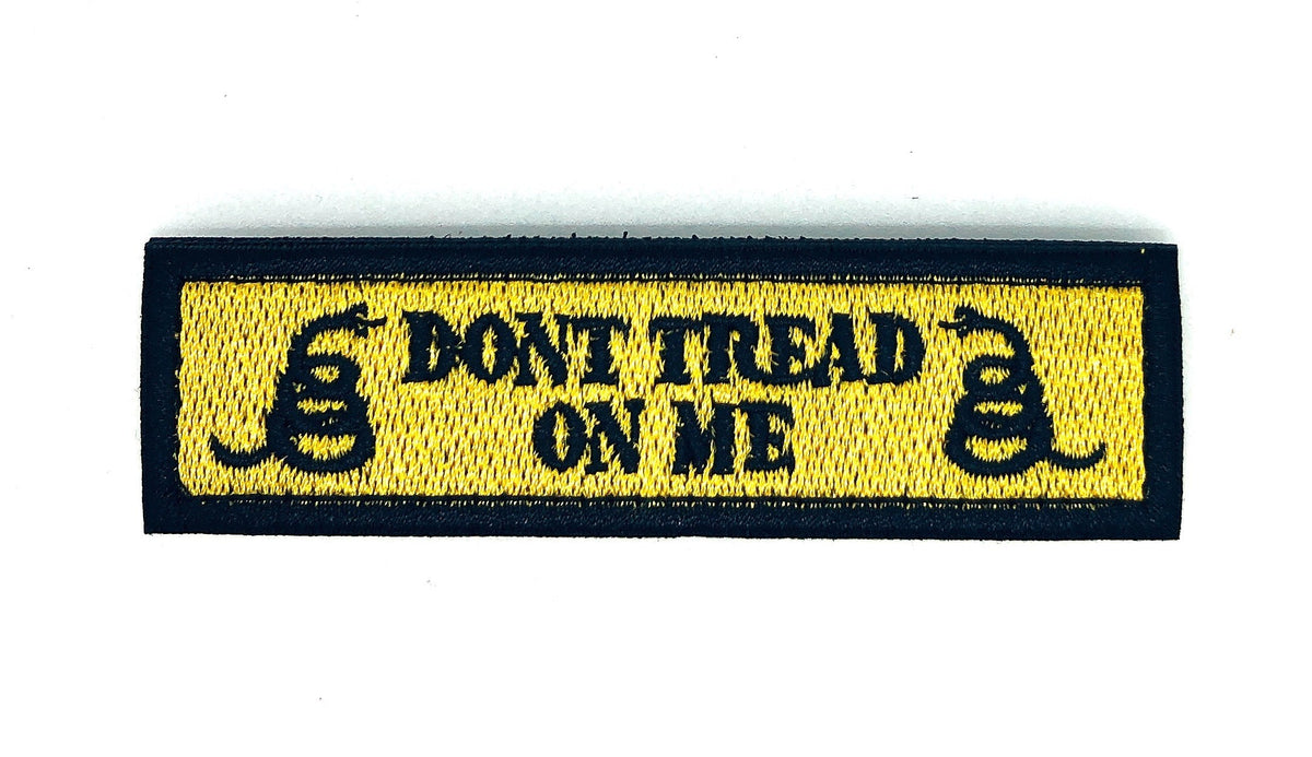 Parche Bordado Hook and Loop DON´T TREAD ON ME Modelo 2 9,5x2,5cm