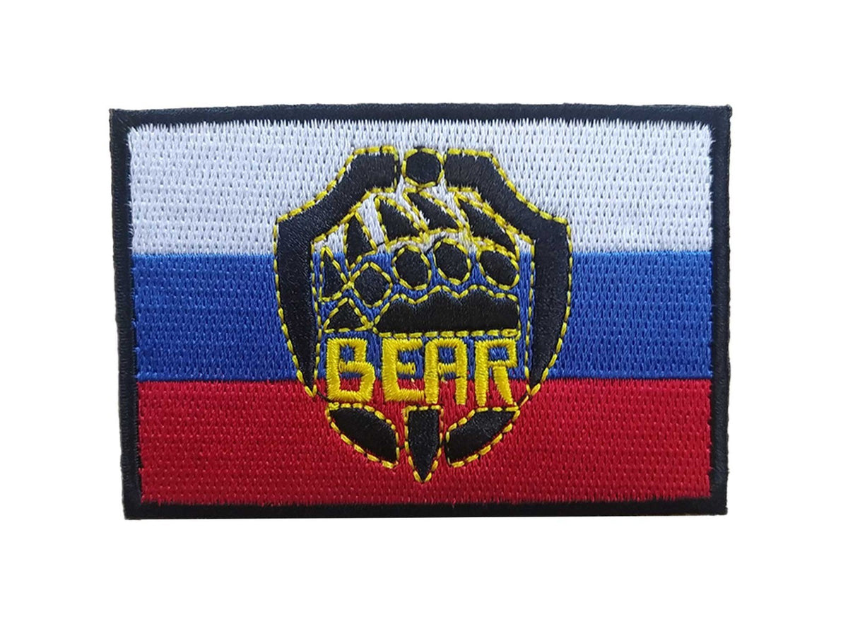 Parche Bordado Hook and Loop Garra de Oso Ruso-Gemelolandia