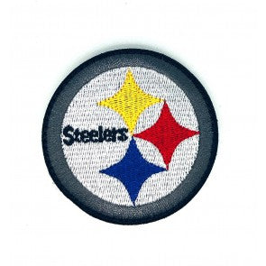 Parche Bordado Hook and Loop Pittsburg Steelers 6cm