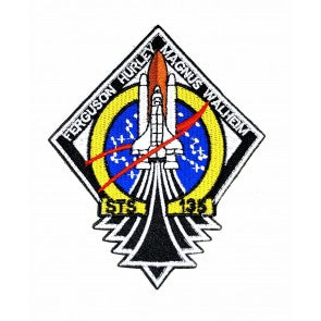 Parche Bordado Hook and Loop STS 135 Nasa 11x9cm