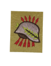 Parche Bordado Militar Ex-Combatiente 5x4cm Recreación Histórica-Réplica Militar