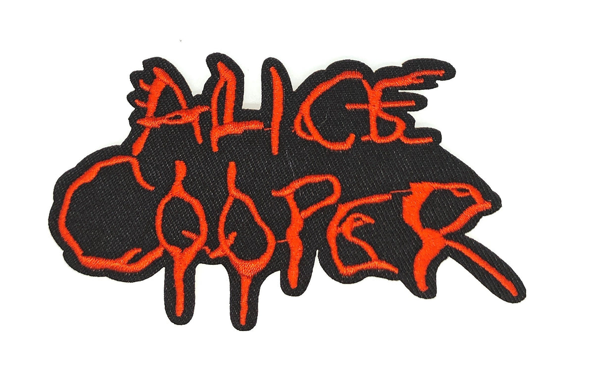 Parche Bordado Termoadhesivo Alice Cooper 10,5 cm