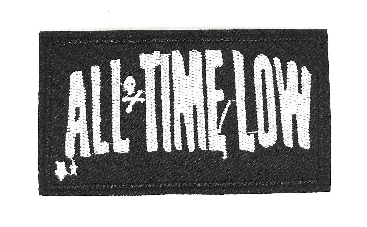 Parche Bordado Termoadhesivo All Time Low 9 cm