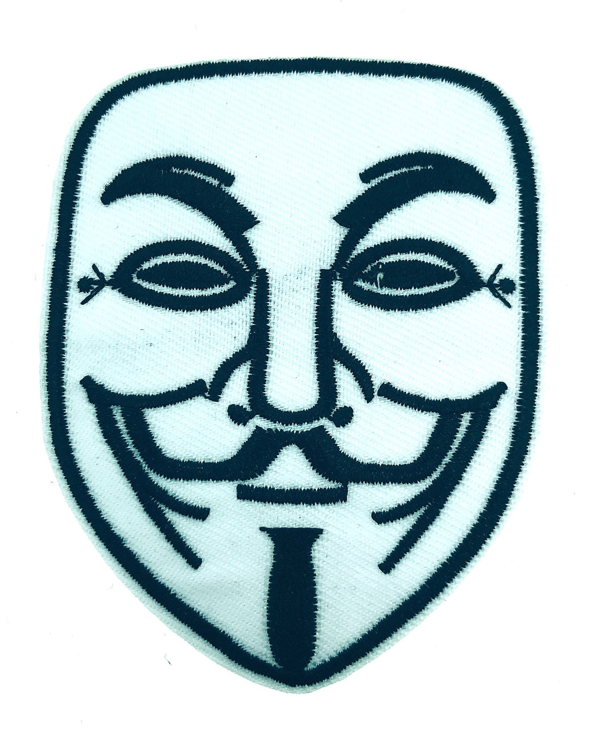 Parche Bordado Termoadhesivo Anonymous 8 cm
