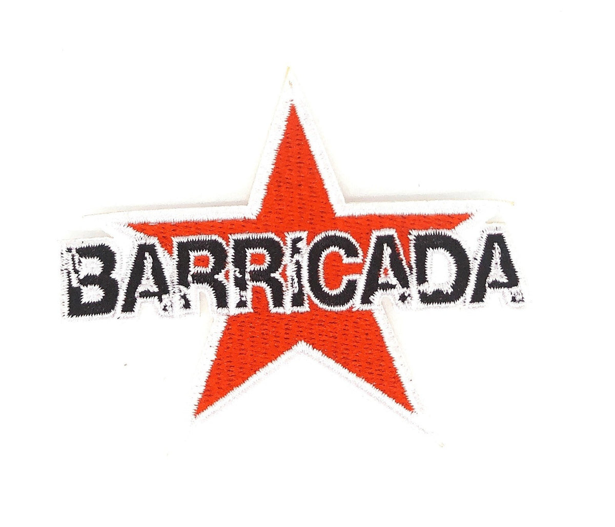 Parche Bordado Termoadhesivo Barricada 8x7cm