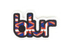 Parche Bordado Termoadhesivo blur 8x4,5cm