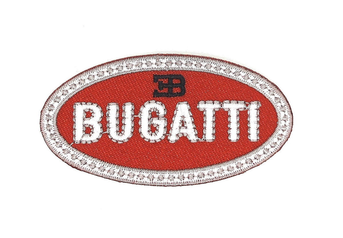 Parche Bordado Termoadhesivo Bugatti 7,5x4cm