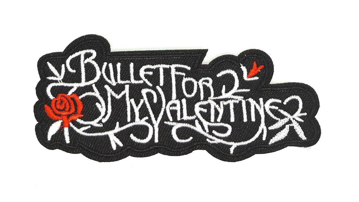 Parche Bordado Termoadhesivo Bullet For My Valentine 10 cm