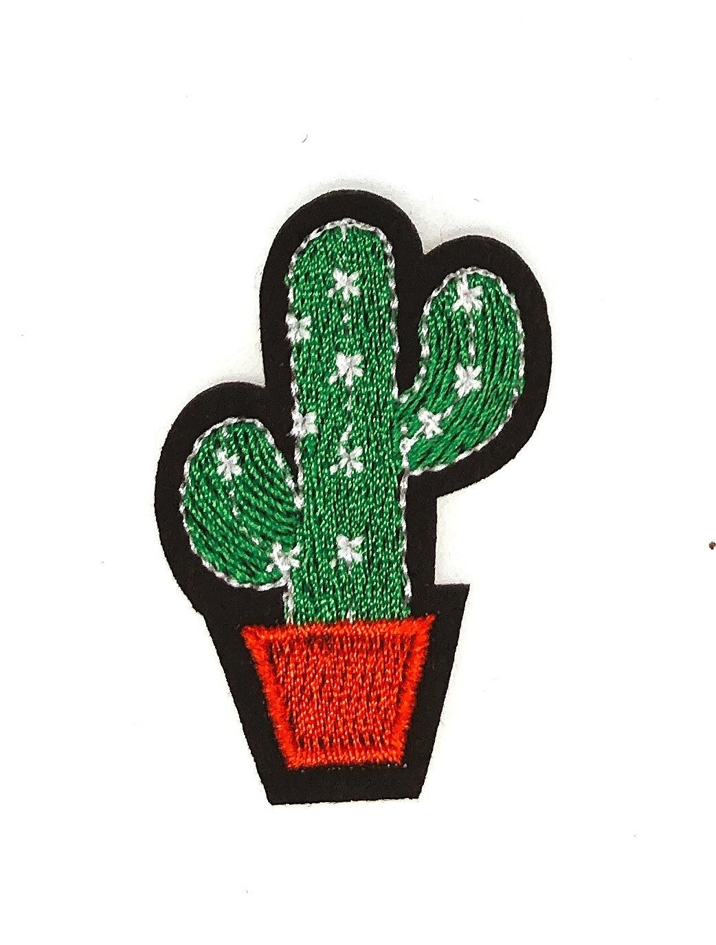 Parche Bordado Termoadhesivo Cactus 5x3cm