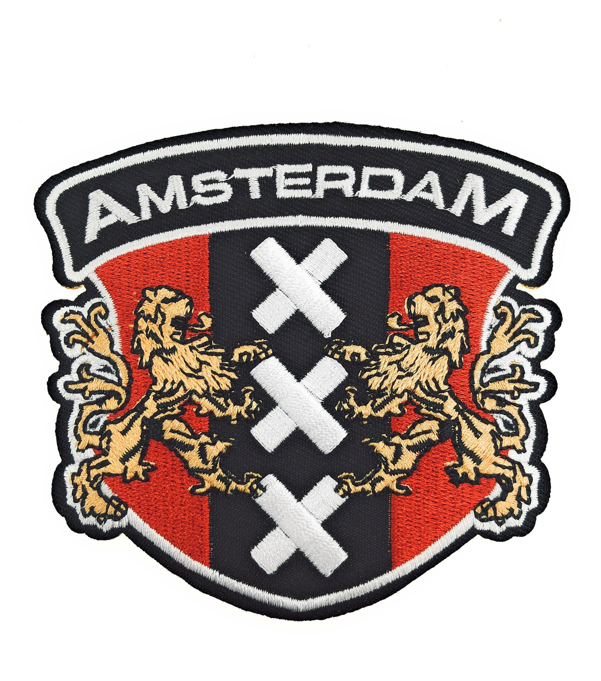 Parche Bordado Termoadhesivo Escudo de Amsterdam 8,5 cm
