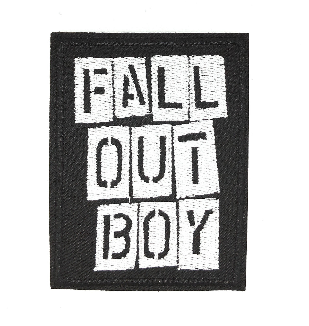 Parche Bordado Termoadhesivo Fall Out Boy 9,5 cm