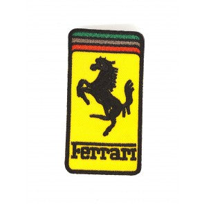 Parche Bordado Termoadhesivo Ferrari 7,5x4cm