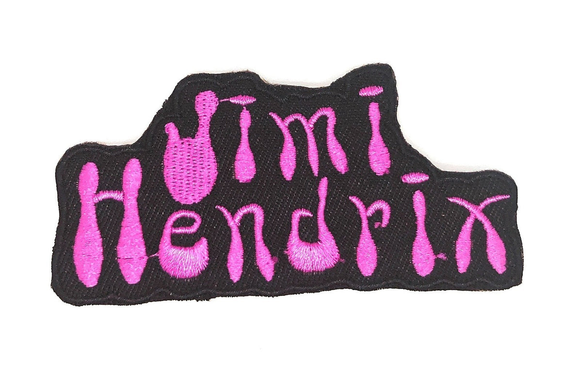 Parche Bordado Termoadhesivo Jimi Hendrix 9x4cm