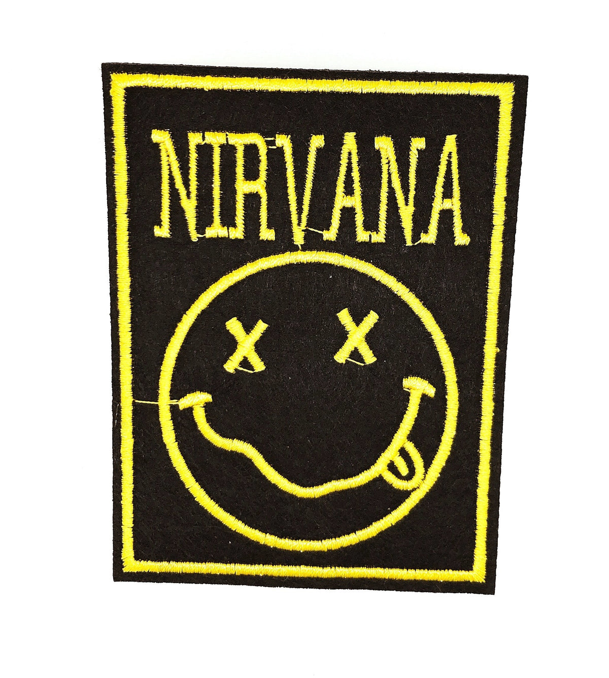 Parche Bordado Termoadhesivo NIRVANA 9,5x7cm