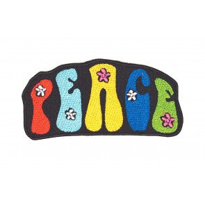 Parche Bordado Termoadhesivo PEACE 7cm