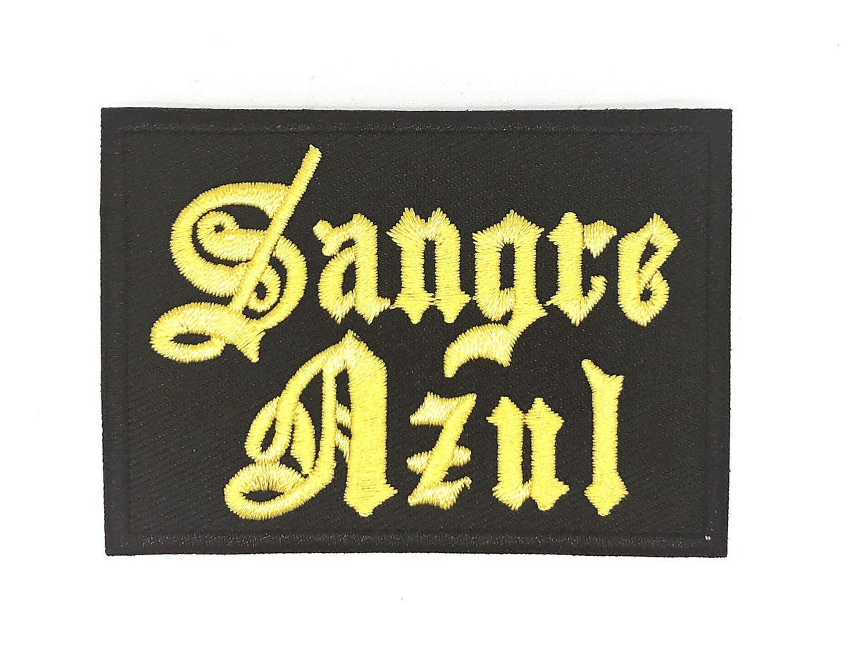 Parche Bordado Termoadhesivo Sangre Azul 8x5,5 cm