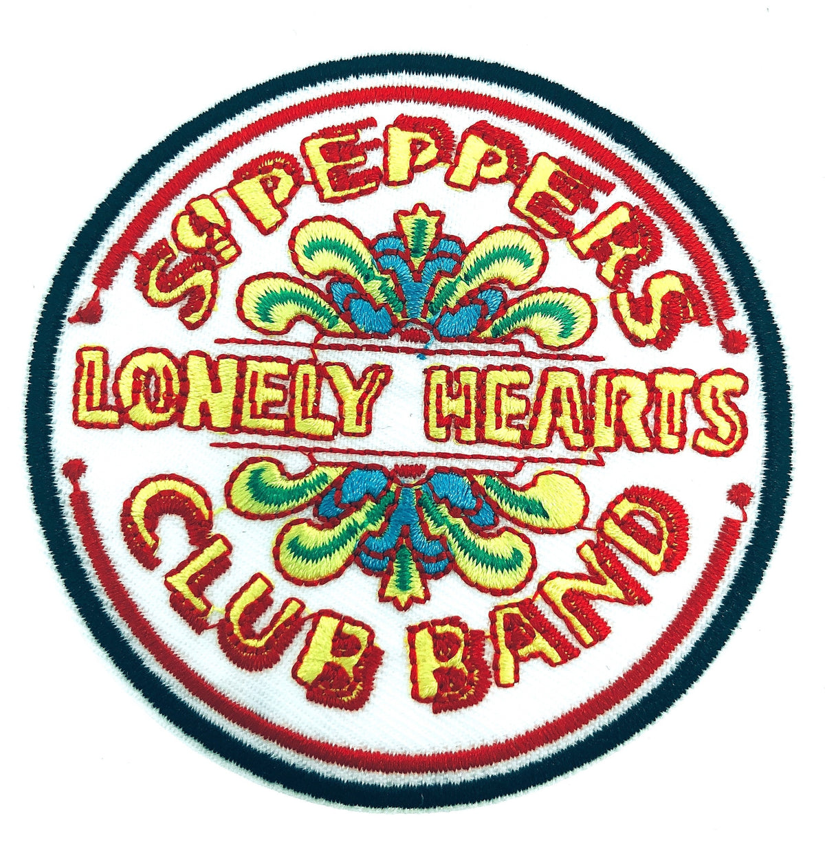 Parche Bordado Termoadhesivo St Peppers Lonely Hearts The Beatles 8 cm