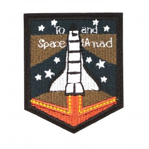 Parche Bordado Termoadhesivo To Space 8x6,5cm
