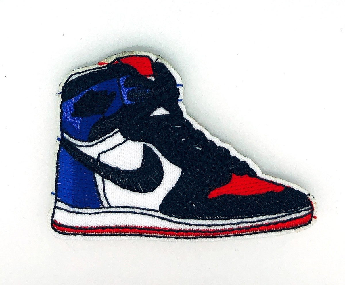 Parche Bordado Termoadhesivo Zapatillas Nike Multicolor 7x4cm