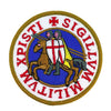 Parche del Sello de los caballeros templarios Xpisti Sigillum Militum 7 cm
